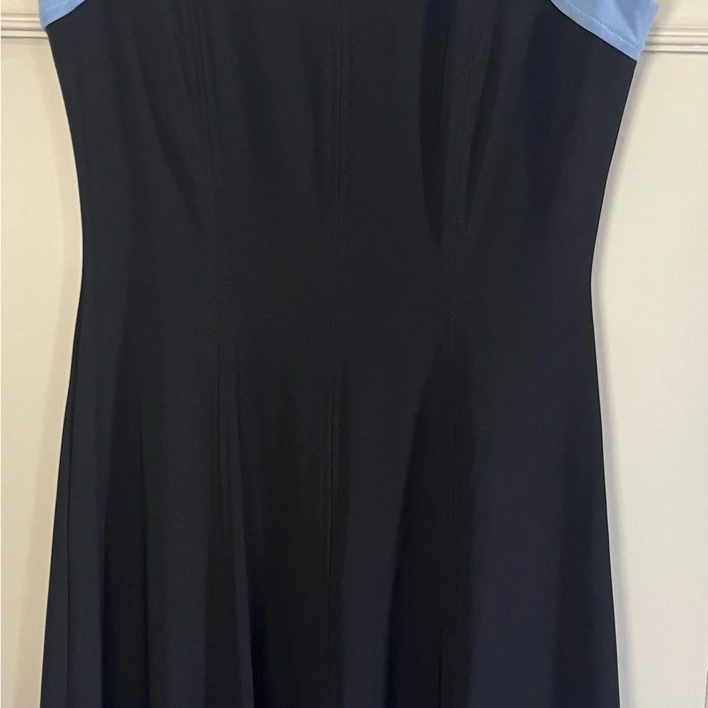 American Living Navy and Sky Blue Dress six 8 - Picture 4 of 6